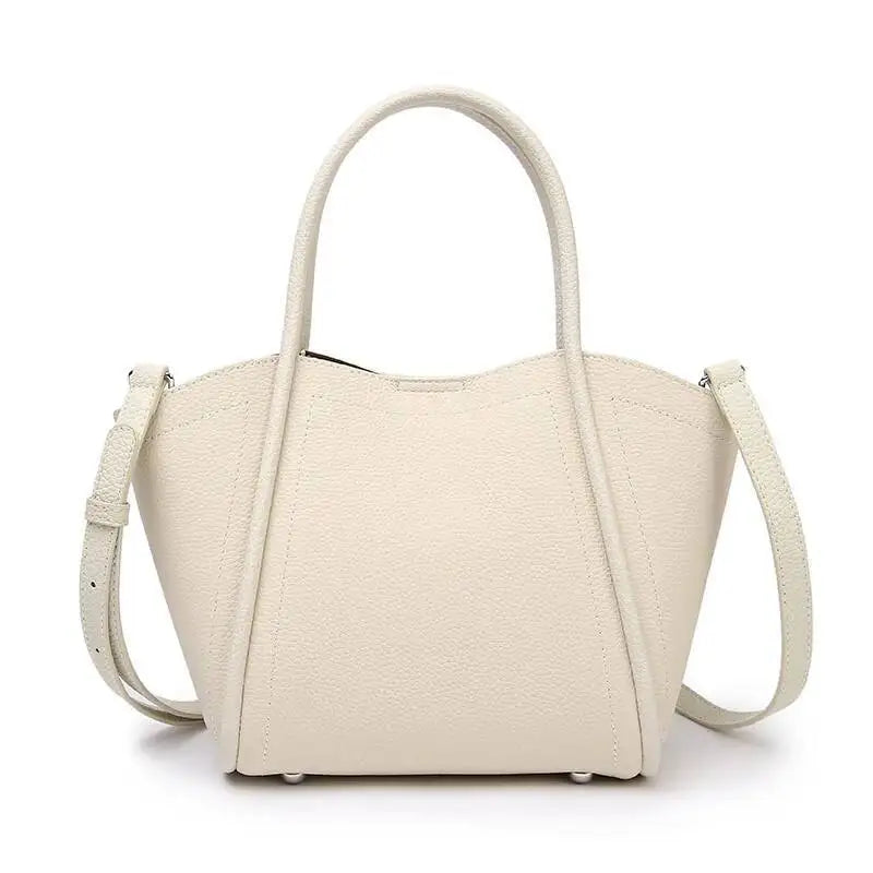MOTAORA Women's Genuine Leather Crossbody Bag, Fashion Casual Shoulder Bag for Ladies, Cowhide Handbag, Trendy Women's Purse