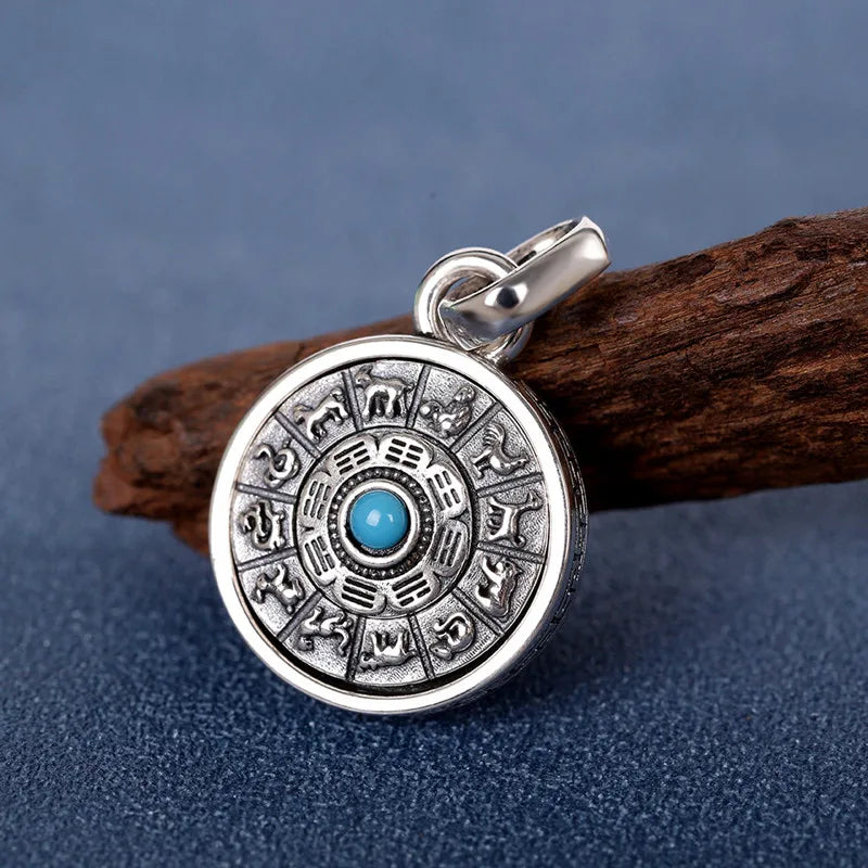 2025 Trend Necklace Pendant Real Sterling Silver 925 Zodiac Signs Vajra Luxury High Quality Jewelry Man Necklace Woman New In P5