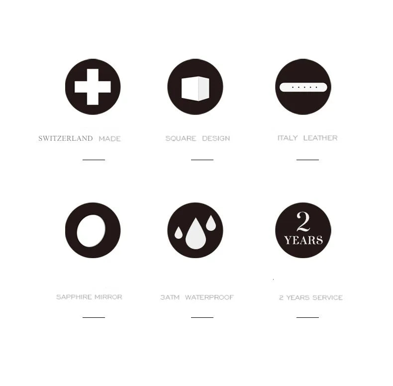 CARNIVAL Fashion Watch for Women Brand Luxury Ladies Square Leather Girls Quartz Wristwatches Waterproof Womens 2025 Reloj Mujer