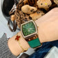 Timini Women's Watch Hot Selling Rose Red Belt Watch Women's Large Plate Xiaohongshu 77120