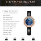 MINI FOCUS 0304 Brand Fashion Women Quartz Watch Luxury Leather Strap Waterproof Casual Girls Wristwatch Elegant Ladies Watches