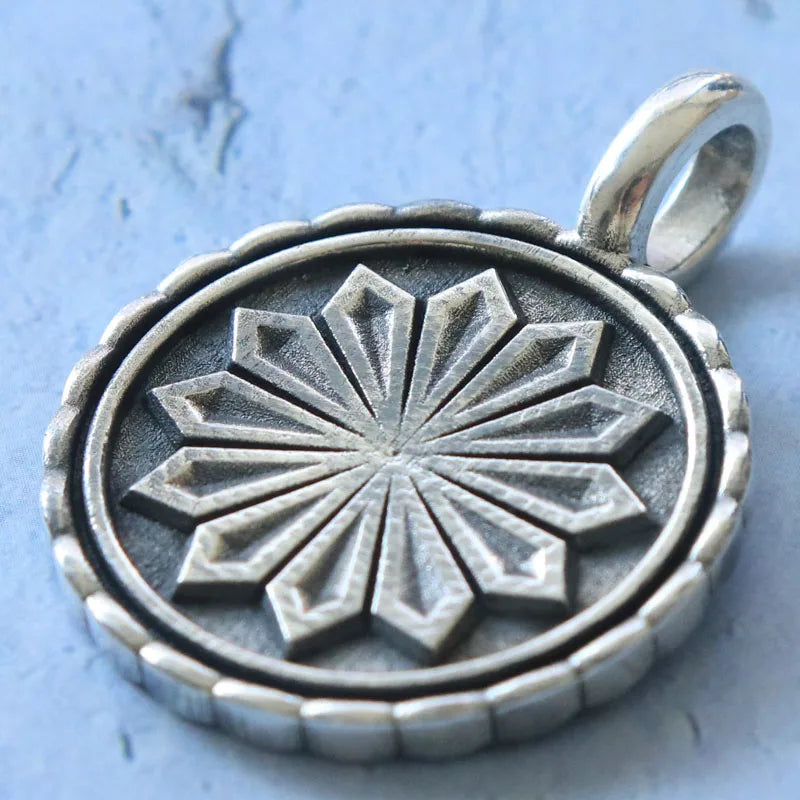 15g Yezidi Lalish Peacock Angel Art Relief Pendant Customized 925 SOLID STERLING Silver High Trendy