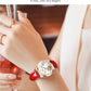 OLEVS Brand Ladies' Watch Fully Automatic Mechanical Watch Fashion Leather Strap 6601