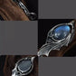 Necklace Pendant Pure 925 Sterling Silver Dragon Eye Natural Moonstone Luxury Designer Brand Fine Jewelry Men Women 2024 New P5
