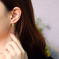 Red Elk Whole Body S925 Sterling Silver Stud Earrings Niche Personality Snake Temperament Retro Light Luxury Earrings Women's Ea