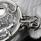 Man Women Necklace Pendant Real 925 Sterling Silver Holy Grail Knight Mechanism Coin Luxury Designer Fine Jewelry 2024 New In P7