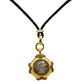 MuShan Luxury Brand Ancient Greek Sheep Horn Emperor Coin Necklace 18k Gold Plated 925 Sterling Silver Pendant Necklaces Jewelry