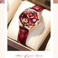 OLEVS Brand Ladies' Watch Fully Automatic Mechanical Watch Fashion Leather Strap 6601