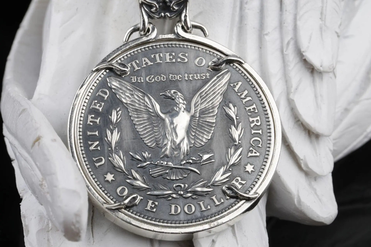 Man Women Necklace Pendant Real 925 Sterling Silver Holy Grail Knight Mechanism Coin Luxury Designer Fine Jewelry 2024 New In P7