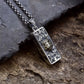 BOCAI NEW S925 Sterling Silver Retro Punk Can Blow Domineering Lion Harmonica Pendant