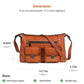 Women's Genuine Leather Underarm Bag Large Capacity Shoulder Bag for Work Commuter Spacious Hobo Bag MOTAORA
