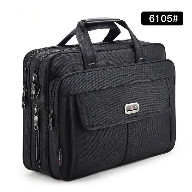 15.6" Laptop Bag Large Capacity Waterproof Business Briefcase Messenger Shoulder Bag for Men Women Travel Work Office Commuter