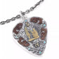 Necklace Pendant Real S990 Sterling Silver Romantic Love Guitar Pick Box Luxury Jewelry Woman Man 2025 Gift Envíos Gratis P21
