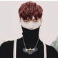 Japanese Style Trendy S925 Sterling Silver Eagle Pendant Necklace for Men and Women Sweater Chain Hip-Hop Punk Style Jewelry