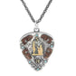 Necklace Pendant Real S990 Sterling Silver Romantic Love Guitar Pick Box Luxury Jewelry Woman Man 2025 Gift Envíos Gratis P21