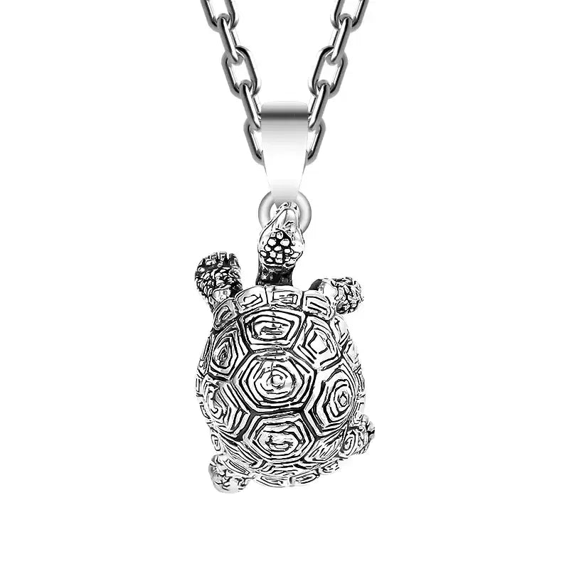 Necklace Pendant Real 925 Sterling Silver Stereoscopic Animals Turtle Luxury Brand Fine Jewelry Woman Man 2025 Envíos Gratis P31