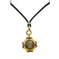 MuShan Luxury Brand Ancient Greek Sheep Horn Emperor Coin Necklace 18k Gold Plated 925 Sterling Silver Pendant Necklaces Jewelry
