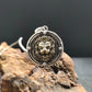 BOCAI New style s925 Silver Street Fashion Lion Head Medallion endant Retro Hip-Hop Personality Men's Pendant