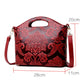 MOTAORA Women Leather Shouder Bag 2025 New High Quality Chinese Style Tote Bags Vintage Embossed Handbag Floral Retro Bag Ladies