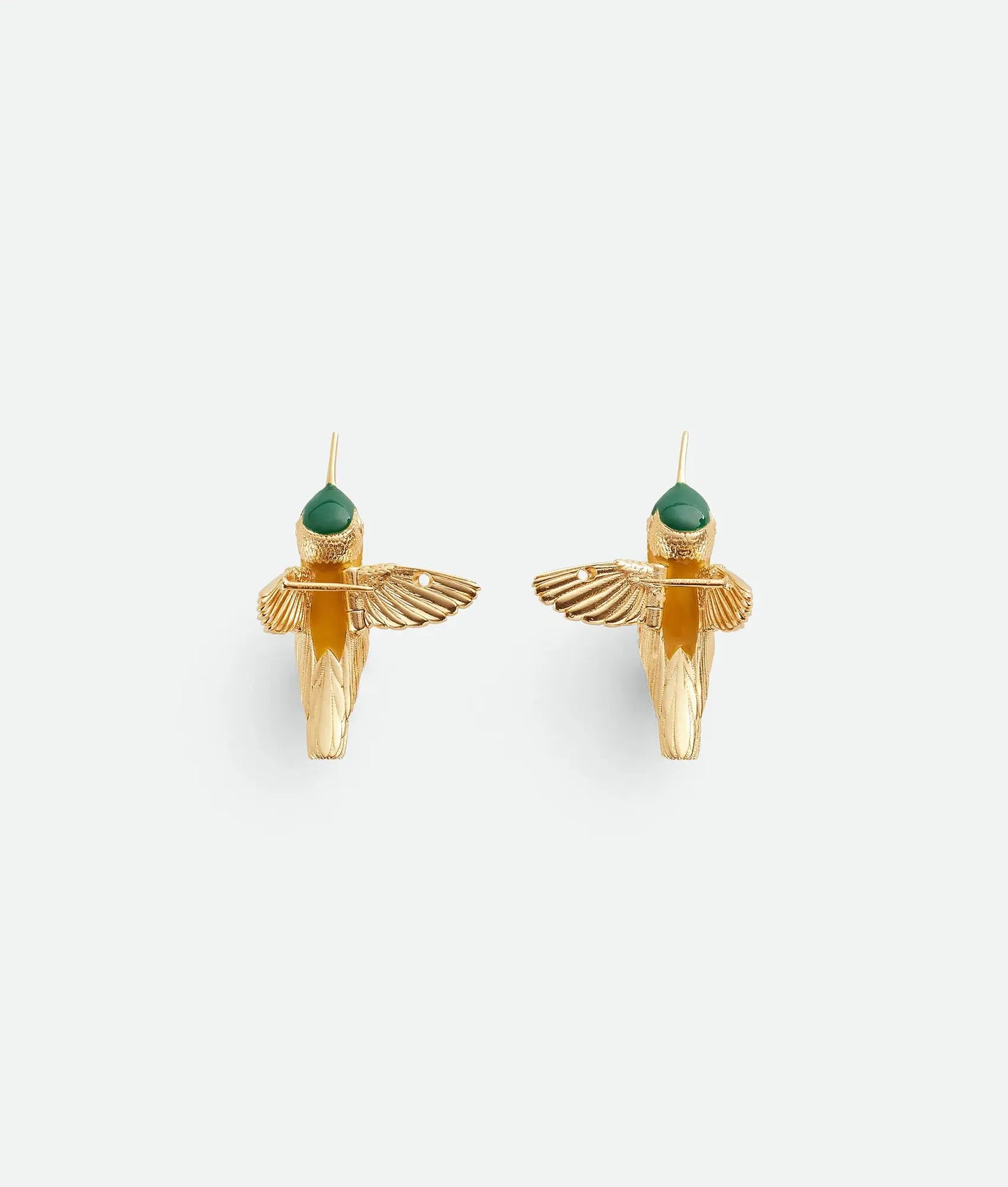 European and American retro new style Feigeo silver and gold diamond stud earrings