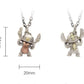 BOCAI Original S925 Sterling Silver Stitch Star Baby, cute Cartoon Pendant for Men and Women Couple Sweater Chain Birthday Gift