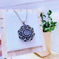 BOCAI S999 Sterling Silver Charm Pendants Hollow Out Lotus Vajra Pestle Hanging Jewelry Pure Argentum Amulet for Men and Women