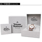 Vivienne Westwood Saturn Pendant Fashionable Exquisite Black Leather Strap Ladies' Watch