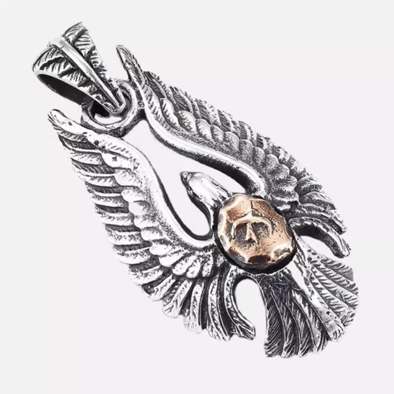Necklace Pendant Real 925 Sterling Silver Indian Eagle Feathers Luxury Brand Jewelry Woman Man 2025 Envíos Gratis Love Gift P33