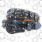 Nice Women's Skull Rhinestone Hollow Belt Women's Pin Buckle Studded Belt For Women Wedding Party Belt Valentines Gifts For Her
