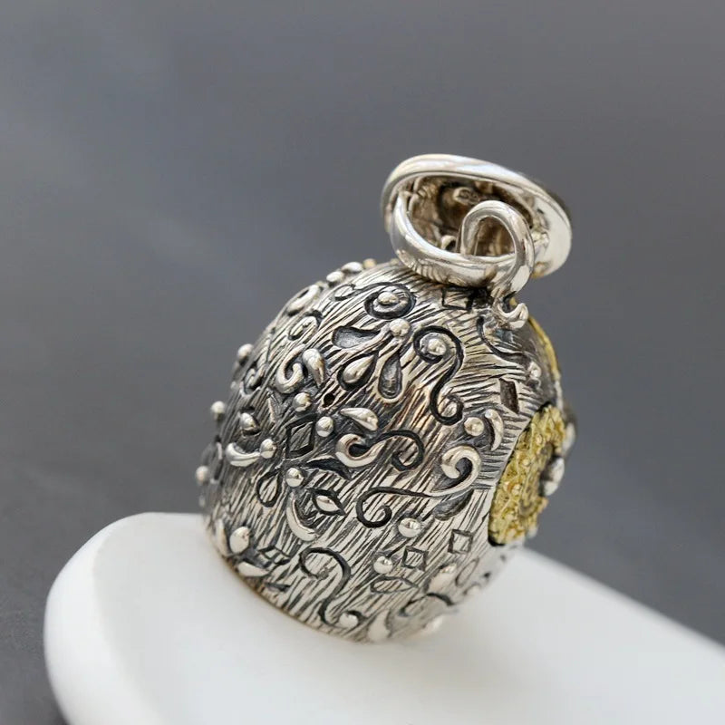 BOCAI New Real S925 Silver Jewelry Gorilla  Ｎon-Ｍainstream Punk  Ｖintage Personality Ｍan Pendant Christmas Gift