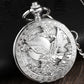 Eagle Antique Steampunk Pocket Watch Vintage Roman Numerals pocket watches for men Necklace Pendant Clock Chain Men's Women Lady