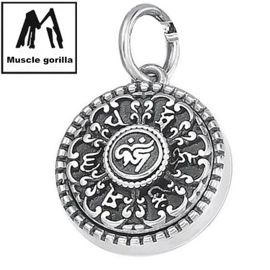 Pendant 100% Sterling Silver 925 Mantra Luxury Fine Jewellery Woman Man 2025 Trend Vintage Necklace Pendant Genuine Goods P17