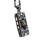 BOCAI NEW S925 Sterling Silver Retro Punk Can Blow Domineering Lion Harmonica Pendant