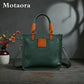 MOTAORA Women Genuine Cowhide Leather Handbag Shoulder Crossbody Bag Top Handle Large Vintage Designer Purse for Women 2025 NEW