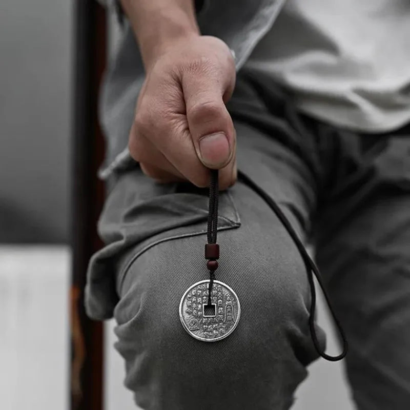 Necklace Pendant Real 925 Sterling Silver Amulet Tai Chi Eight Trigrams Luxury Brand Fine Jewelry Woman Man 2025 Love Gift P17