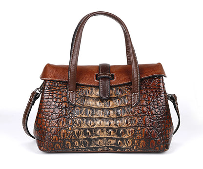 MOTAORA Green Small Women Shoulder Bags Genuine Leather Designer Handbags For Ladies Luxury Alligator Handbag For Phone Bag 2025