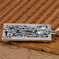S925 sterling silver trendy retro creative personality poker card K pendant men's Thai silver punk style skull pendant