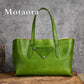 MOTAORA New Genuine Leather Women's Handbag Vintage Cowhide Large Capacity Crossbody Trave Bag Female Solid Shoulder Tote Bags