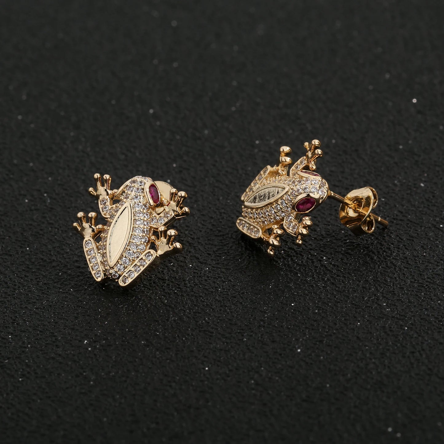 Fashion Small Animal Women's Earrings 14K Gold Plated Retro European and American Style Wholesale Free Shipping