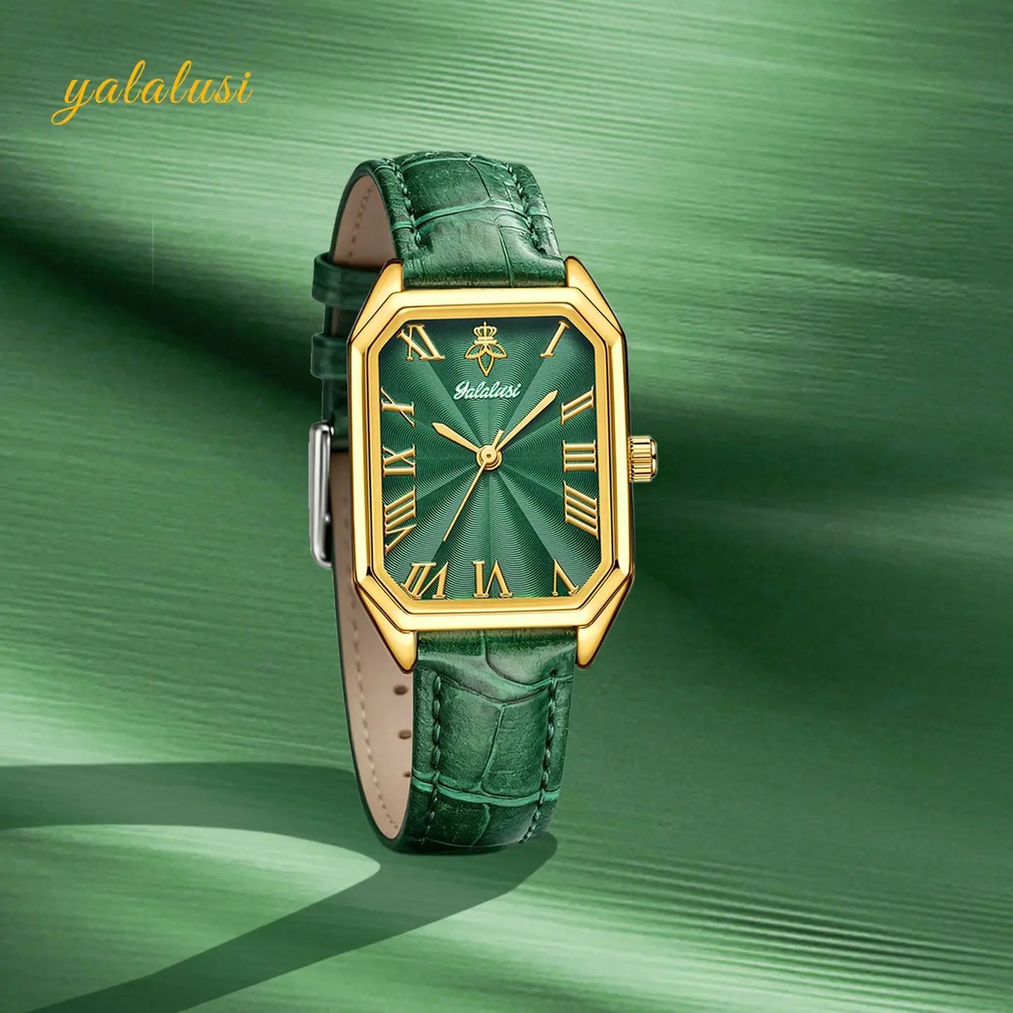 Casual fashion leather belt women's watch light luxury retro women's watch square women's watch high-end luxury