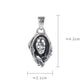 Genuine BOCAI S925 Sterling Silver Pendants for Women Men New Fashion Relief Rose Goddess Punk Vintage Jewelry Wholesale