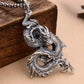 BOCAI S925 Silver Charms Pendants for Women Men Retro 3D Flying Dragon Year of the Loong  Amulet Fashion Jewelry Wholesale