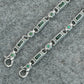 Daifuni 925 Sterling Silver Vintage Turkey Ethnic Style Fine Chain Necklace for Men Woman 6MM Hip-Hop Fashion Party Jewelry Gift