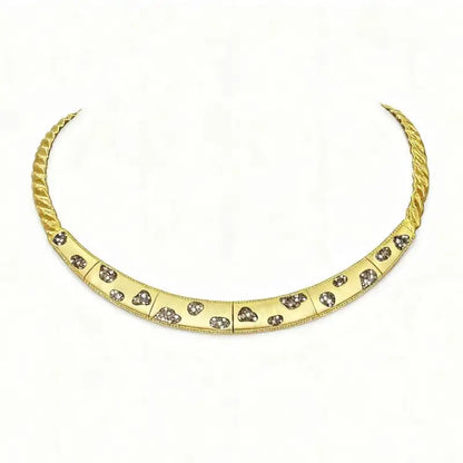 ZOCA S925 Sterling Silver Gold Color Necklace Panther Spot Retro High-end Women's Jewelry