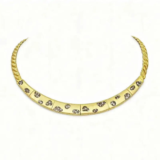 ZOCA S925 Sterling Silver Gold Color Necklace Panther Spot Retro High-end Women's Jewelry