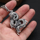 New solid real s925 sterling silver jewelry retro personality good luck dragon pendant stylish Man pendant
