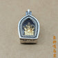 Non Pure Elephant God Gawu Box Tibetan Silver Plated Necklace Pendant DIY Cultural And Buddhist Bead Side Hanging Accessory
