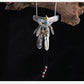 S925 Silver Bridge Feather Eagle Indian Trendy Necklace Female Sweater Chain Hip Hop Men's Pendant