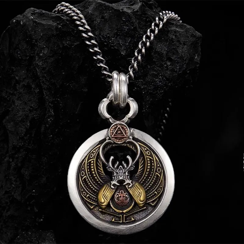 Necklace Pendant Pure 925 Sterling Silver Eye of God Luxury Brand Designer Fine Jewelry Accessories Gift Women Men 2024 New P28