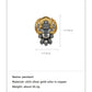 S925 Silver Pendant Necklace, Vintage Gold Flame Skull Men's Garuda Bird Chain, Gothic Statement Jewelry Gift for Men